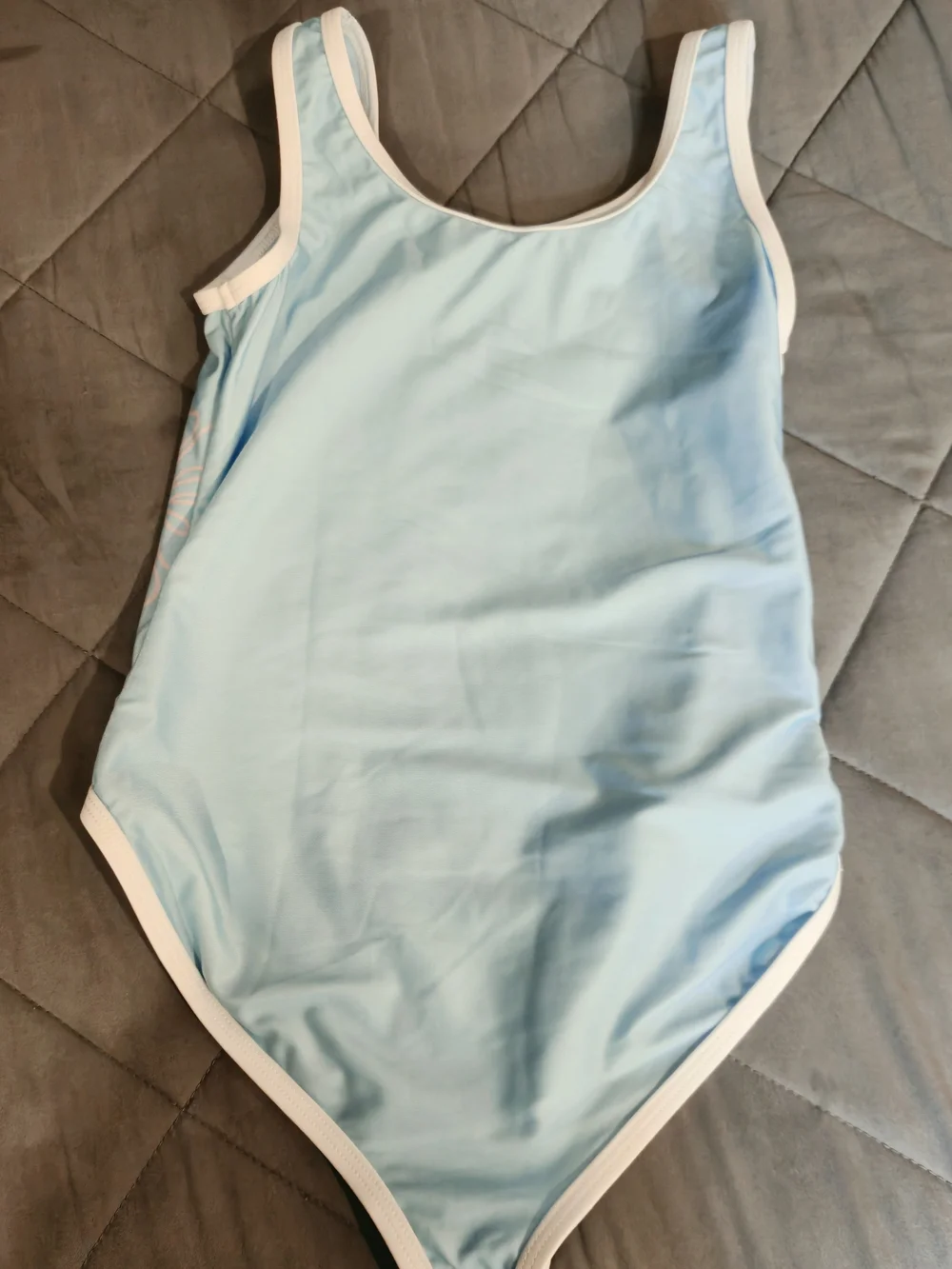 Disney Light Blue and White Stitch Swimwear